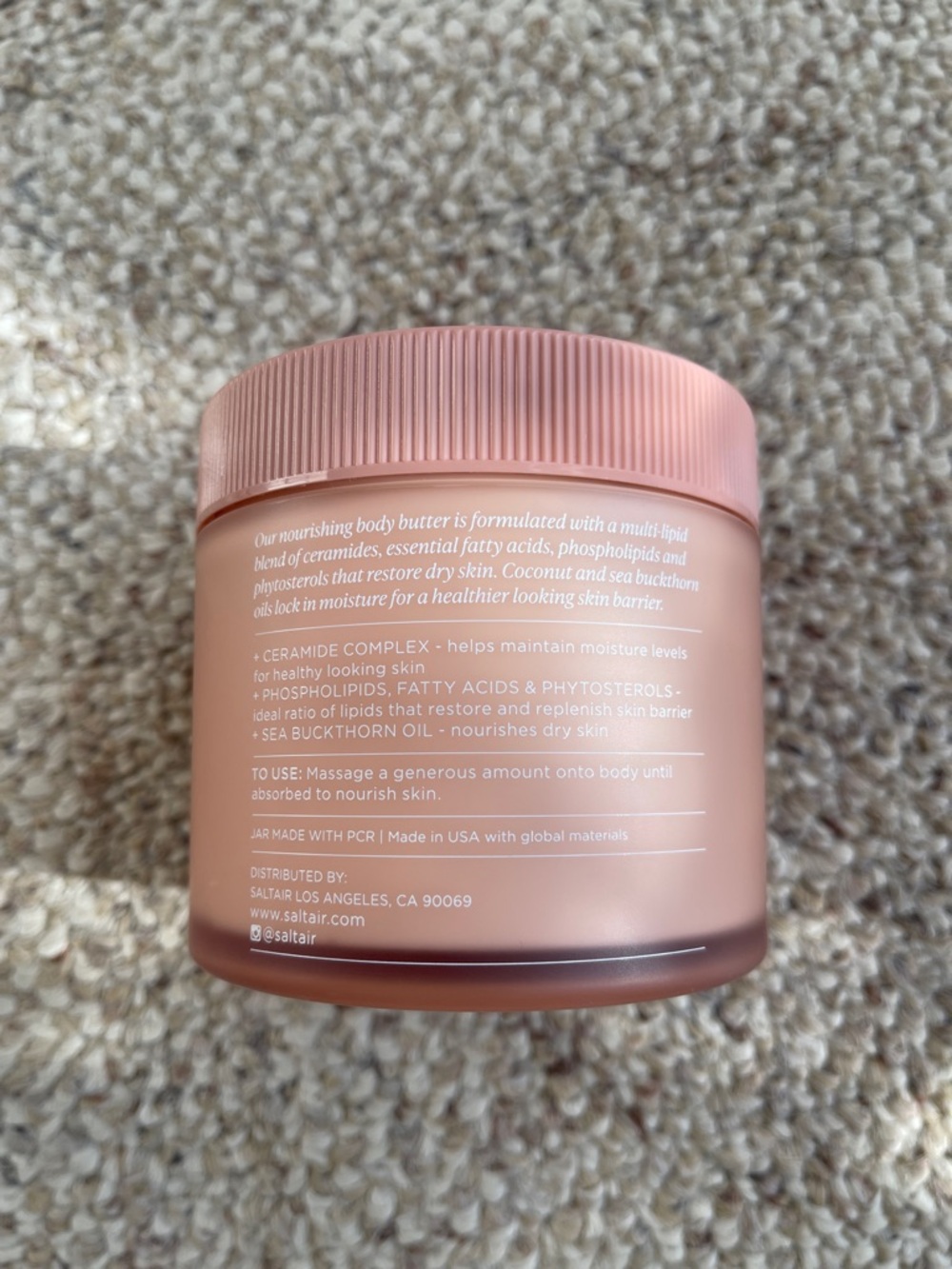 Coral Coast Multi-Lipid Body Butter - Peach/Pink - Picture 2 of 3